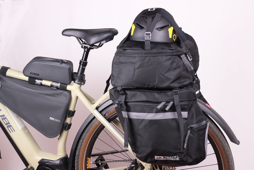 Travel Extreme Велобаул CRUISE 50L BLACK TE201 фото