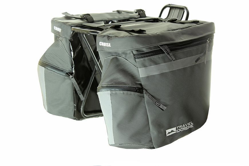 Travel Extreme Велобаул CRUISE 50L GRAY TE3861 фото