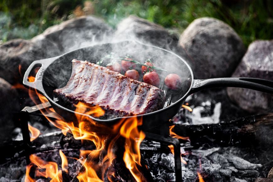 Сковорода-гриль чавунна Petromax Grill Fire Skillet з довгою ручкою &Oslash;30 см 50153 фото