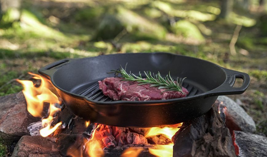 Сковорода-гриль чавунна Petromax Grill Fire Skillet з ручками-петлями &Oslash;30 см 50152 фото