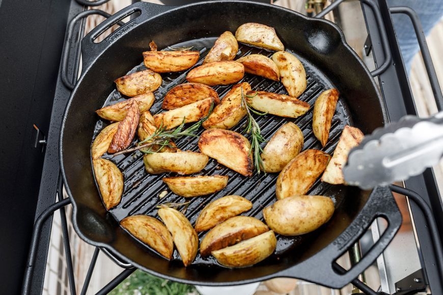 Сковорода-гриль чавунна Petromax Grill Fire Skillet з ручками-петлями &Oslash;35 см 50154 фото