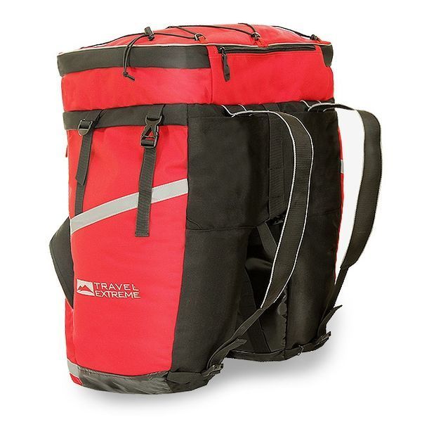 Travel Extreme Велобаул MONO 75L RED TE3854 фото
