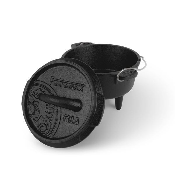 Казан-жарівня чавунна Petromax Dutch Oven ft0.5 на ніжках 0,6 л 50263 фото
