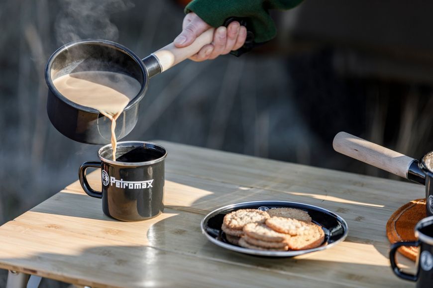 Чашка емальована Petromax Enamel Mug 300 мл Чорна 50245 фото