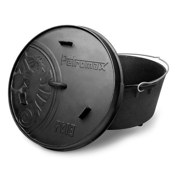 Казан-жарівня чавунна Petromax Dutch Oven ft18 на ніжках 16,1 л 50174 фото