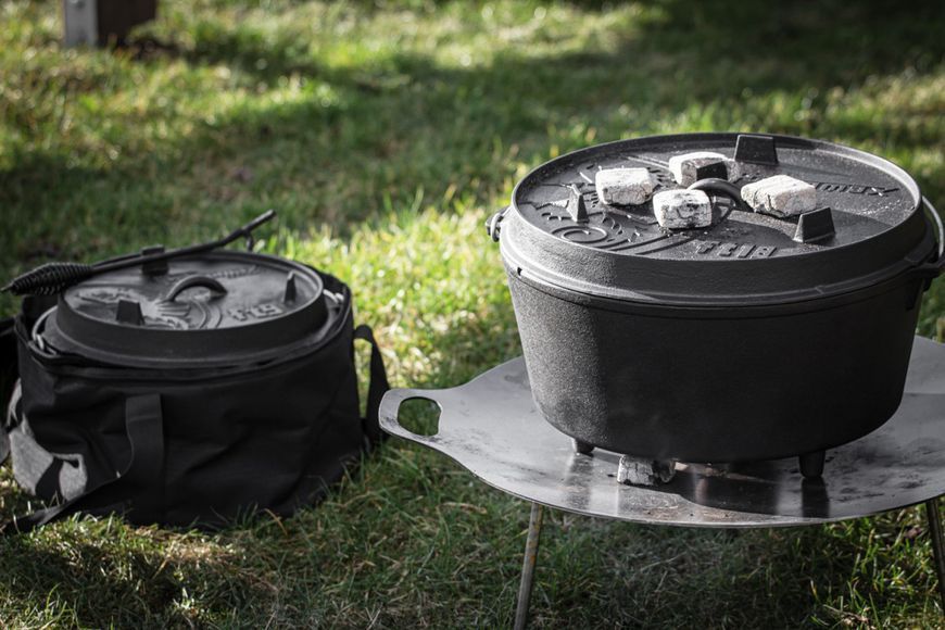Казан-жарівня чавунна Petromax Dutch Oven ft18 на ніжках 16,1 л 50174 фото