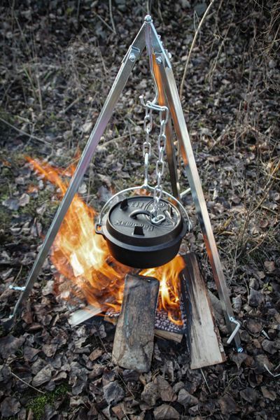 Казан-жарівня чавунна Petromax Dutch Oven ft3 плоске дно 1,6 л 50164 фото