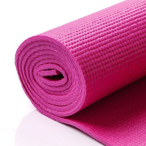 Килимок для йоги Meteor Yoga Mat 5 мм рожевий 11108 фото
