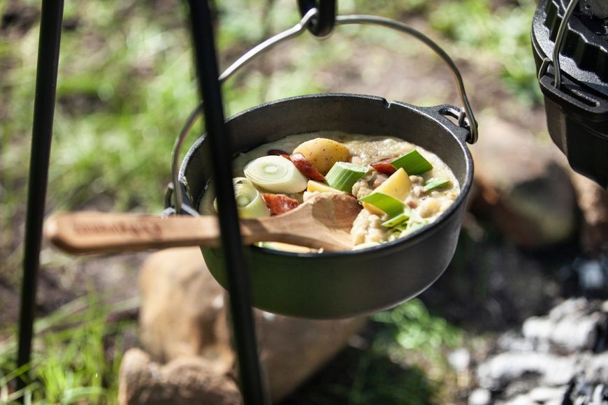 Казан-жарівня чавунна Petromax Dutch Oven ft3 плоске дно 1,6 л 50164 фото