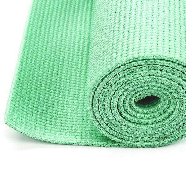 Килимок для йоги Meteor Yoga Mat 5 мм зелений 11117 фото