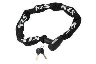 Замок ланцюговий під ключ KLS Chainlock 10 чорний 10x1000 мм 8585019389213 фото