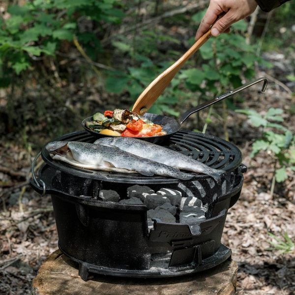 Гриль портативний чавунний Petromax Fire Barbecue Grill 51627 фото