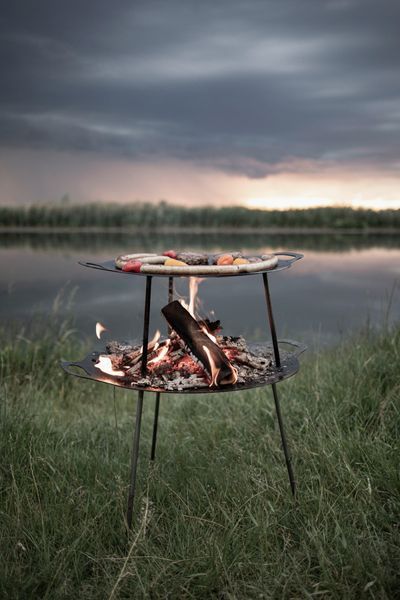 Підставка для смаження та багаття 3-в-1 Petromax Griddle and Fire Bowl 48 см 50192 фото
