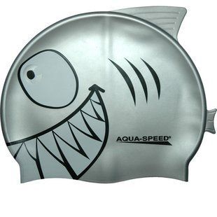SHARK шапочка для плавання 26, сірий, один розмір, А000005070 2451 фото