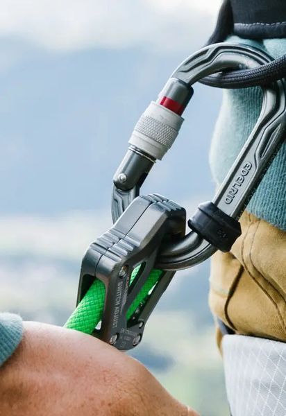 Карабін Edelrid Kiwi Screw Anthracite 50366 фото