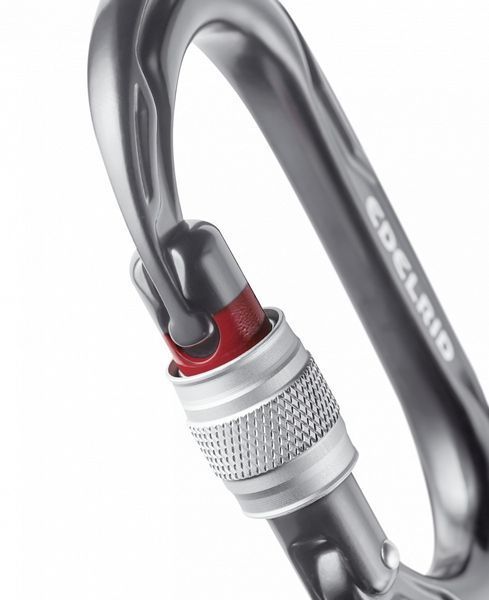 Карабін Edelrid Kiwi Screw Anthracite 50366 фото