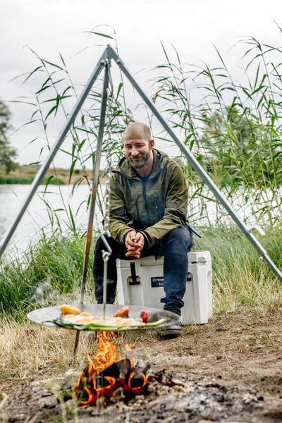 Планча-гриль підвісна Petromax Hanging Fire Bowl for Cooking Tripod 50213 фото