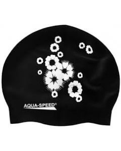 FLOWER шапочка для плавання, 07, чорний, один розмір, А000003810
