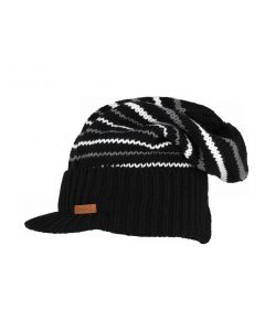 LORA  шапка, чорний, білий, 54-55 см, А000001384
